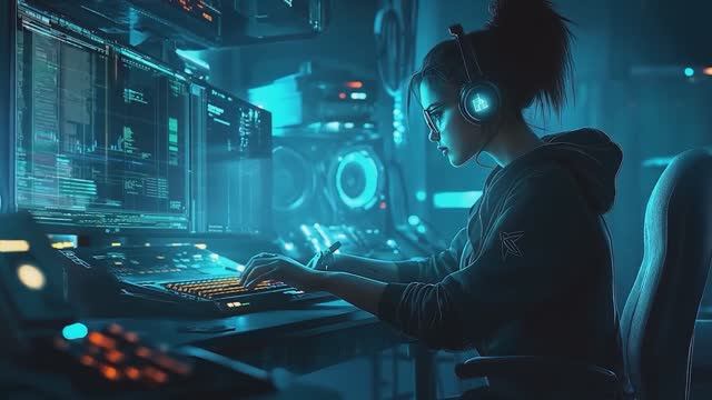 Night Music for Work - Deep Focus Mix for Programming, Coding