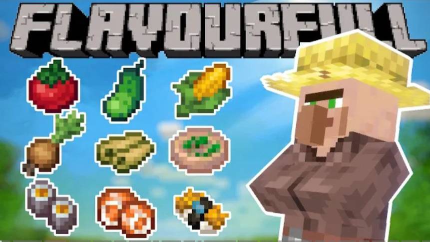 FLAVOURFULL | FLUFFY'S FARMING - МОД НА ФЕРМЕРСТВО ОТ ПОДПИСЧИКА ОБЗОР МОДА НА МАЙНКРАФТ ПОЛНЫЙ ГАЙД