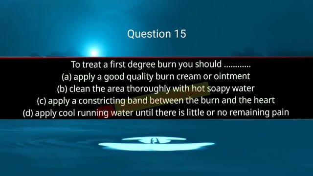 Elementary First Aid Questions Part #1 | PDF in Description  | EFA Exit Exam Questions⛑️