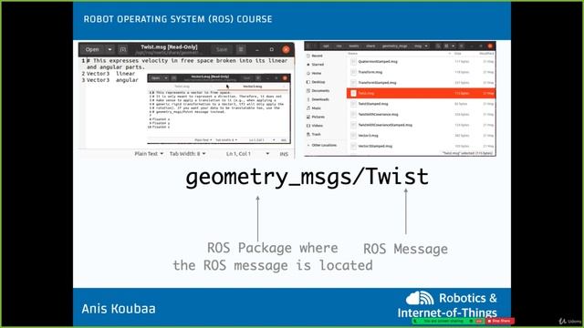 6.9. Understand the structure of a ROS message