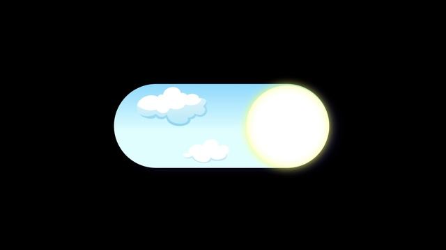 Day and Night Button animation