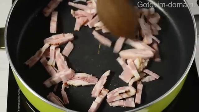 Спагетти карбонара с беконом пошаговый рецепт