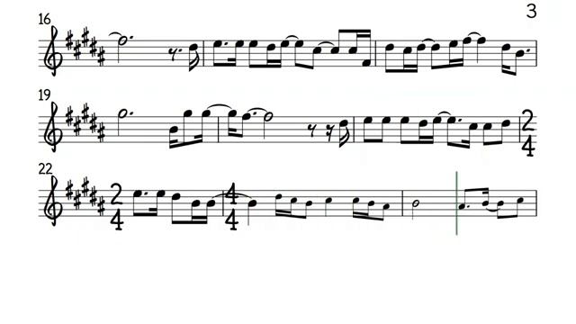 Hello Love Alto Sax Sheet Music Backing Track Partitura Florence Warner(360P)