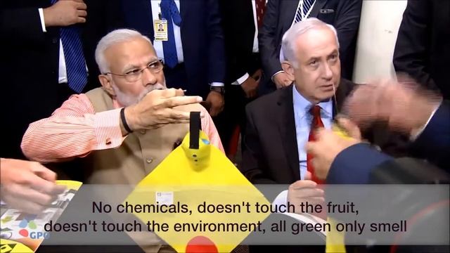 PM's Modi and Netanyahu - Biofeed's presentation and launch