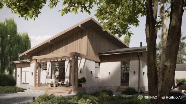 Видео-облет уютного загородного дома