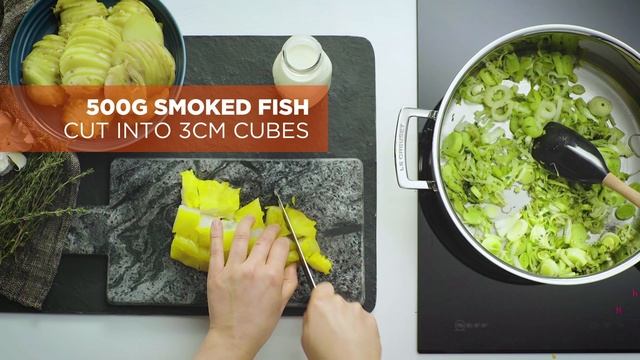 Scalloped Potato and Smoked Fish Pot
