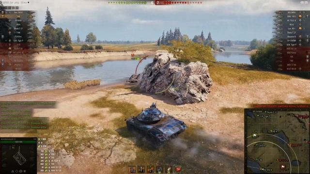 Мир танков. WOT. Бой на T49. Взял 7 фрагов и 6.2К урона