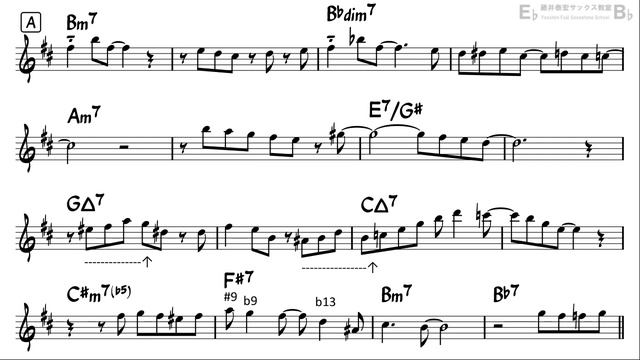 How Insensitive Backing Track for Alto Sax_720p