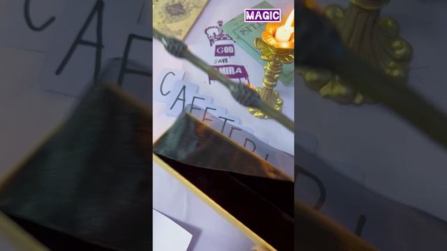 Harry Potter spells:
Diffindo - precisely and accurately cut something.