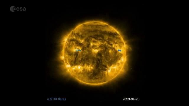 Ученые превратили солнечные вспышки в звук: ESA показало "мелодии" активности Солнца за три года