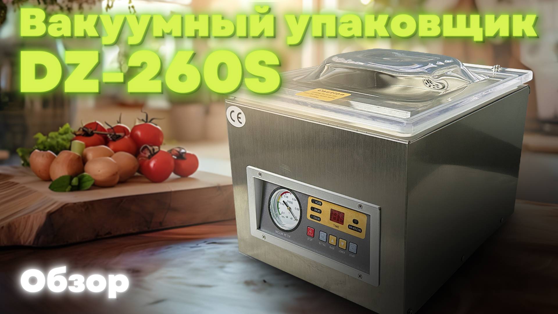 ОБЗОР НА ВАКУУМНЫЙ УПАКОВЩИК DZ-260S | МАЛЮТКА СРЕДИ ВАКУУМНЫХ УПАКОВЩИКОВ