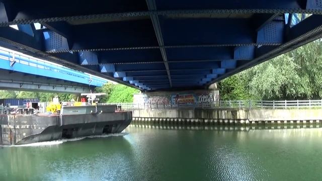Lambres lez Douai le pont d'Arras sur le canal de dérivation de la Scarpe