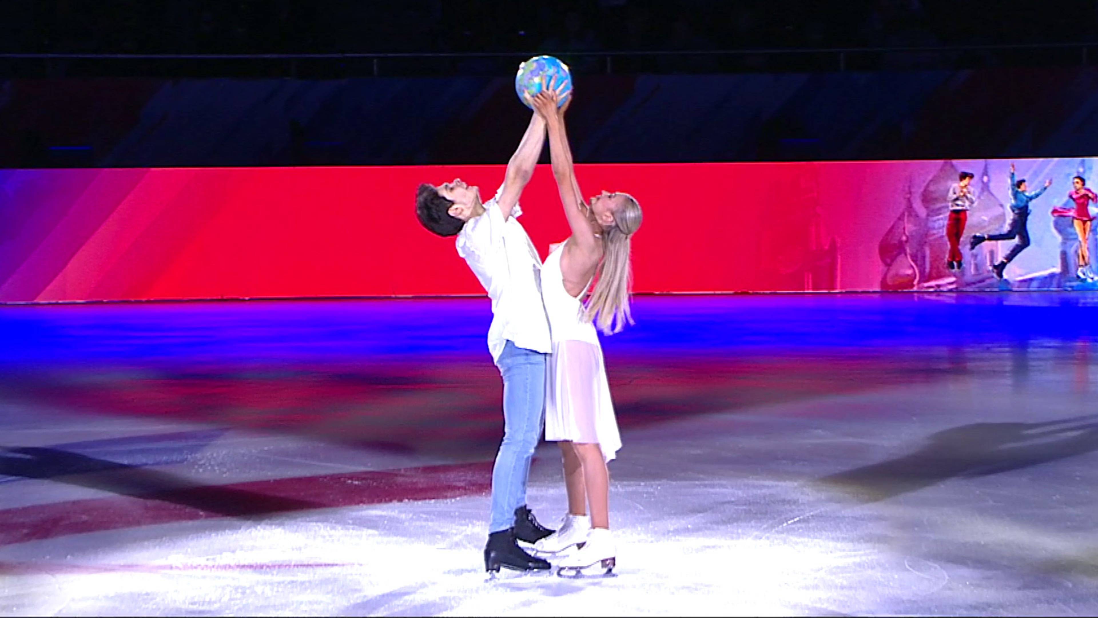 Софья Леонтьева — Даниил Горелкин. Показательный номер. Чемпионат России по прыжкам 2025