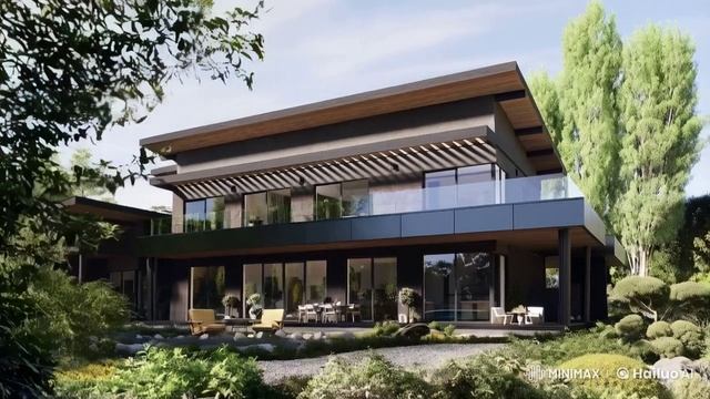 Видео-облет современной усадьбы