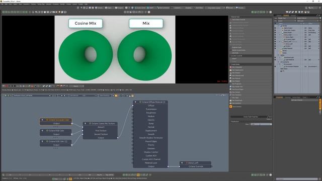 Modo _ Octane Render_ Cosine Mix Texture