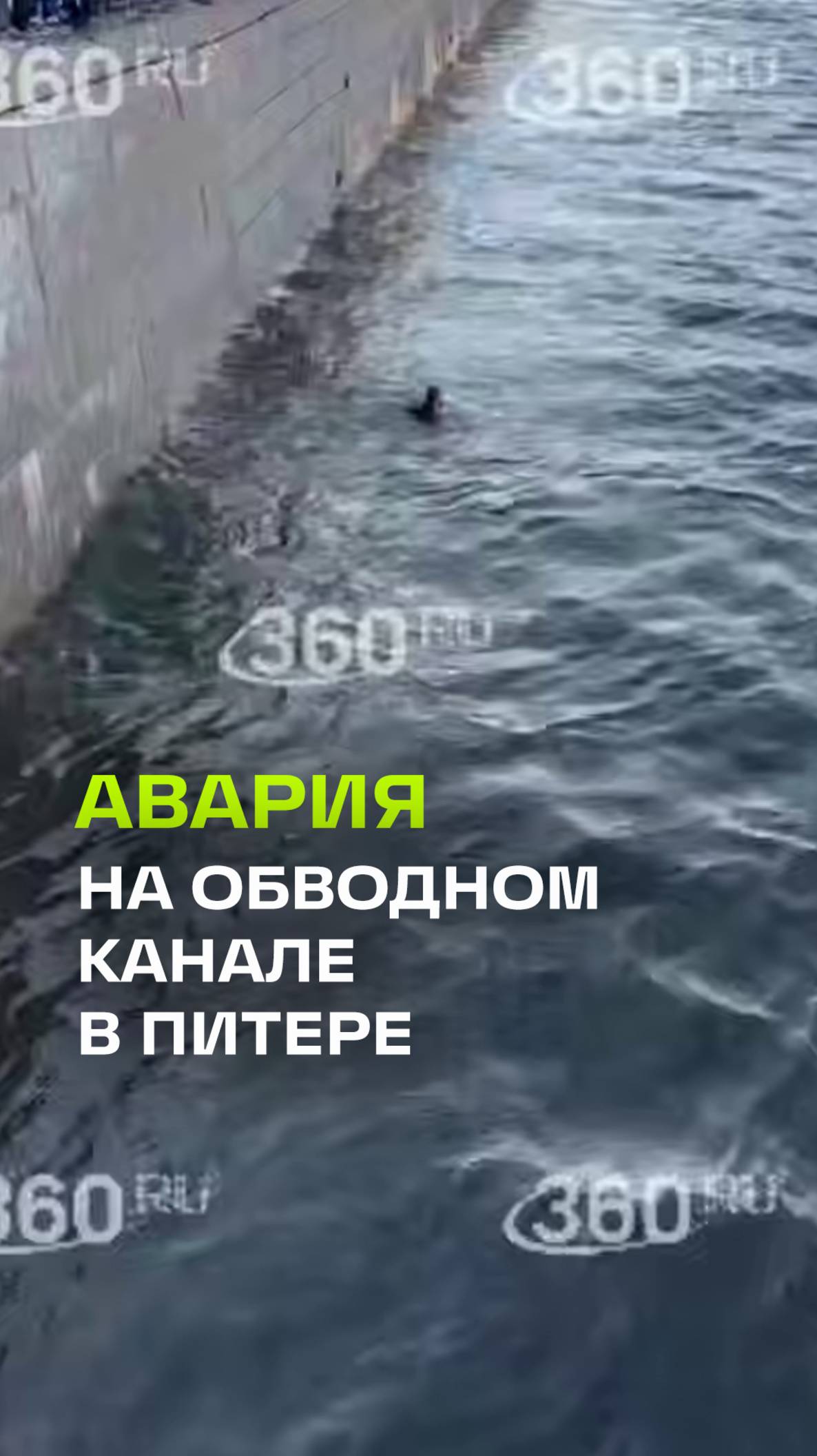 Машина упала в реку в Санкт-Петербурге