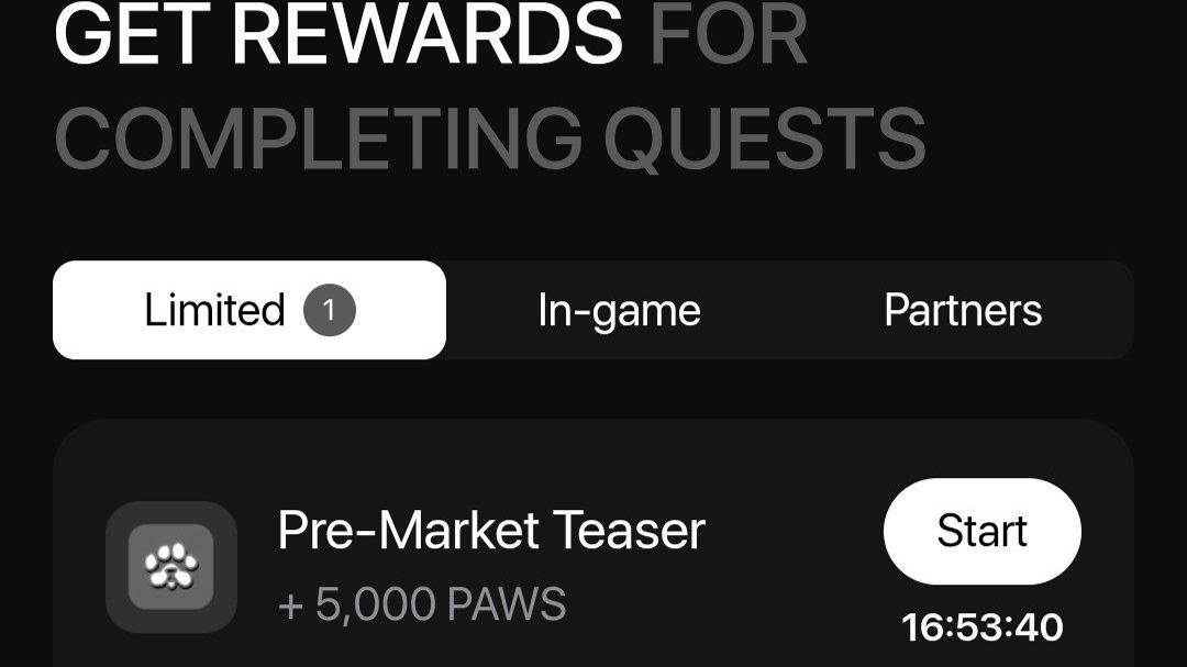 Новое задание в PAWS как выполнить задание Pre-Market Teaser