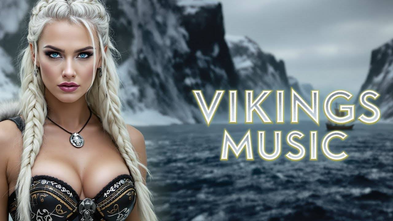 NORDIC MUSIC Relaxing Melodies With Beautiful Female Vocals  Stunning Visuals Inspired By VIKINGS