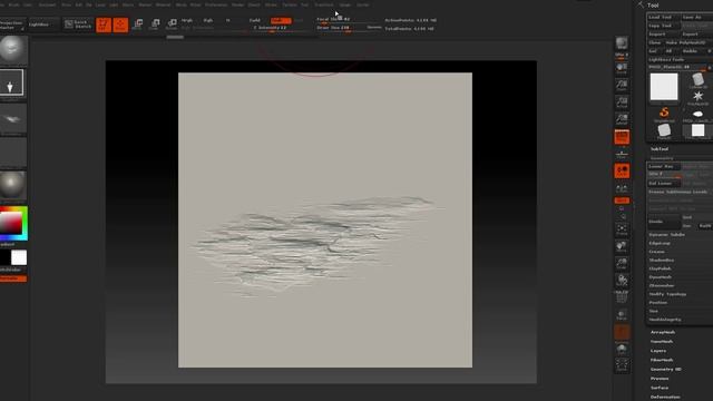 Zbrush - wood brush pack 01