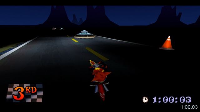 Crash Bandicoot: Warped | Платина - Бег на время | Area 51?