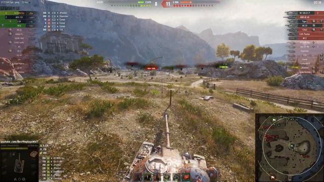 Мир танков. WOT. Бой на ASTRON Rex. Взял 9 фрагов и 8.1К урона
