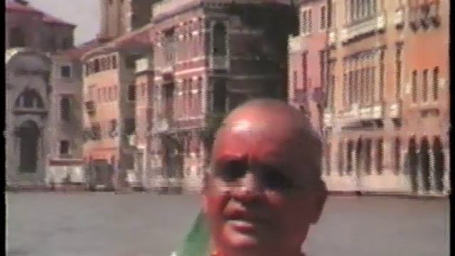 Садху в Венеции, уникальные кадры, Шрила Гоур Говинда Свами впервые в Европе 1985 г