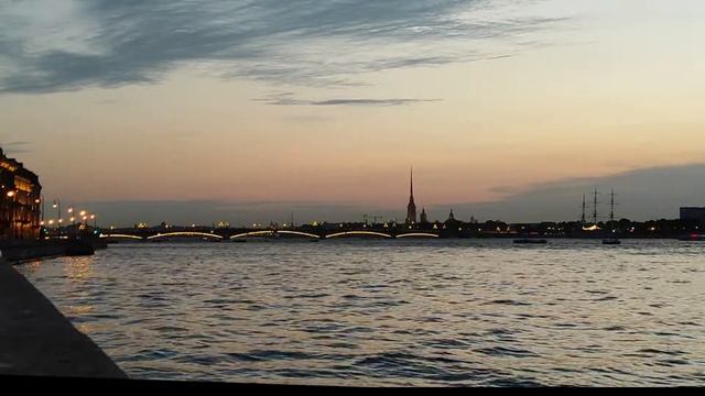 Sunset, Neva river and Saint-Petersburg 🎧 Coffee machine and bossa nova 🎧 North Venice