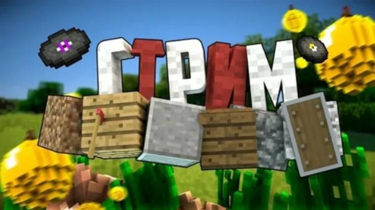играем в майнкрафт ПЕРВЫЙ СТРИМ ПЕРВЫЙ ПОКАЗ ЛИЦА
