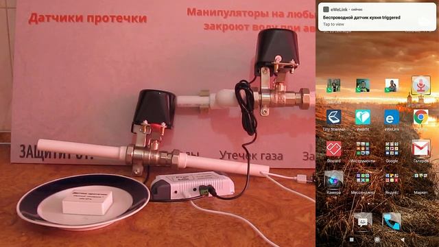 Защита от протечк воды с источником бесперебойного питания ИБП