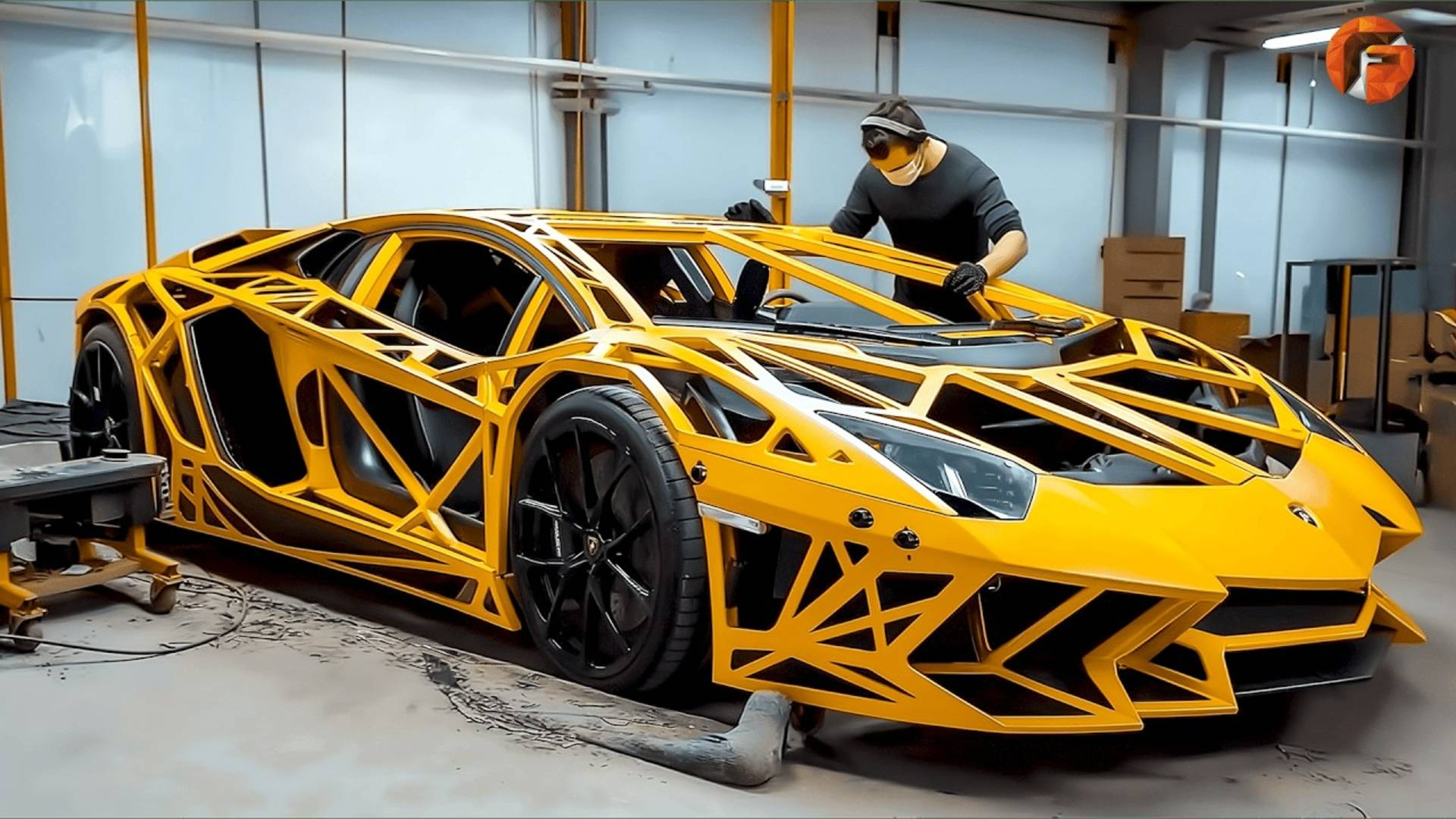 МУЖЧИНА ПОСТРОИЛ Lamborghini У СЕБЯ В ГАРАЖЕ | От Начала До Конца