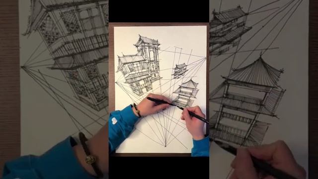 Рисование двумя руками одновременно