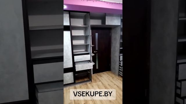 Шкафы купе на заказ по индивидуальным проектам от WWW.VSEKUPE.BY.