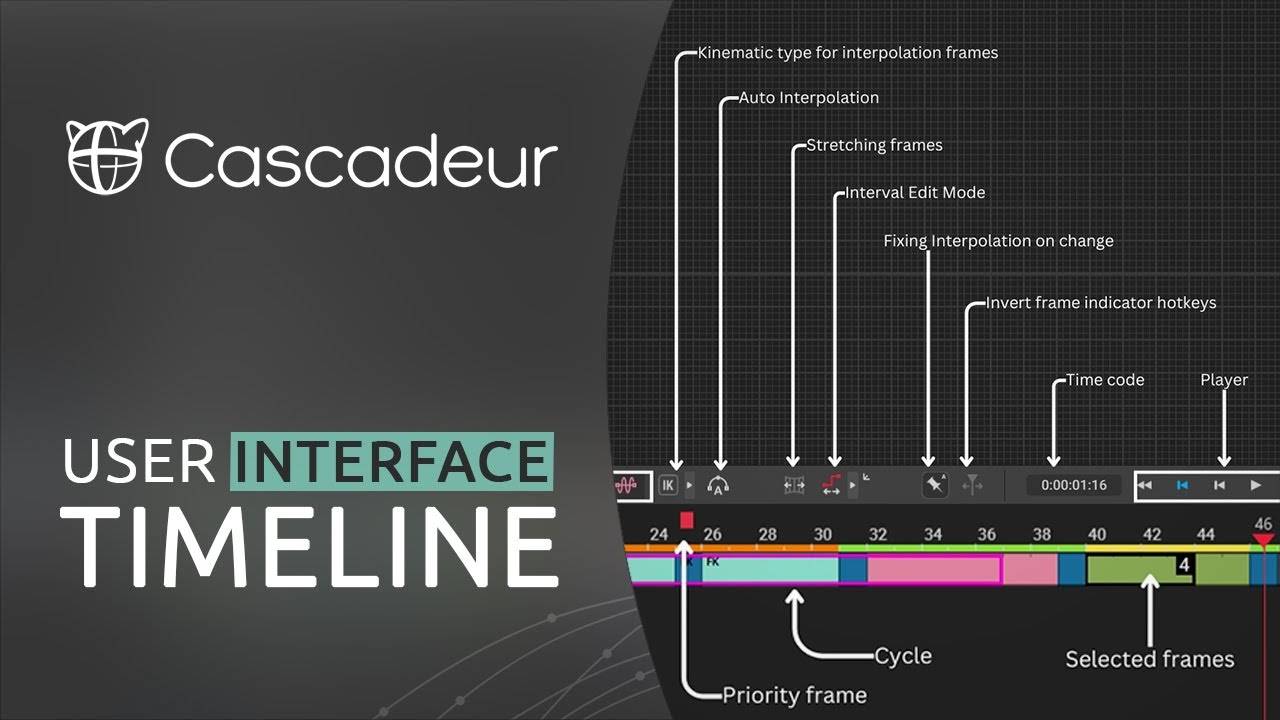 Полностью раскрываем потенциал таймлайна в Cascadeur