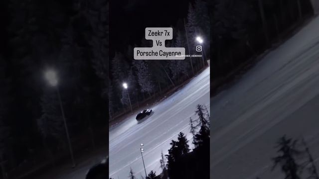 Тест ZEEKR против Porsche