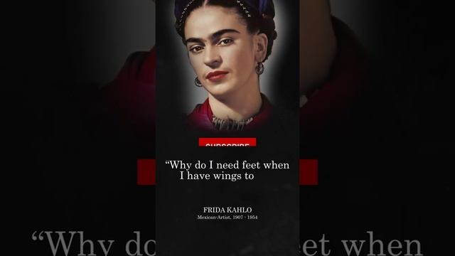 Strong women motivation Quotes: Frida Kahlo #shorts