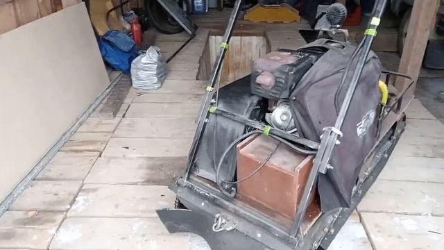 Самоделки для тайги. Обзор мотобуксировщиков. Часть 9. Самый простой.