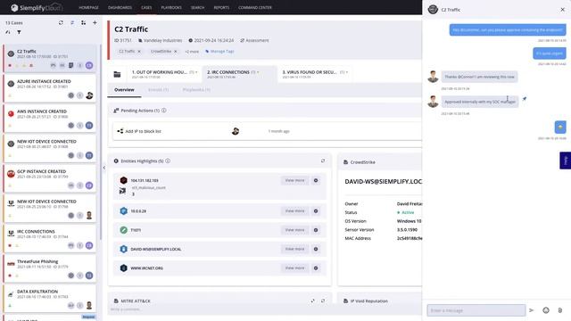 Siemplify Security Operations SOAR Platform Tour For MSSPs
