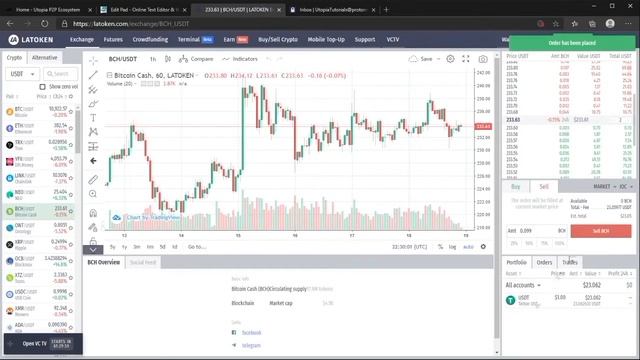 Utopia Tutorials - Buy Crypton (CRP) from LATOKEN.com