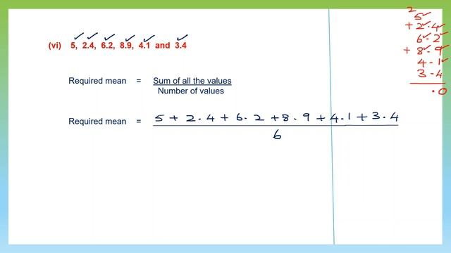 MEAN AND MEDIAN EXERCISE 27(A) QUESTIONS 1 AND 2