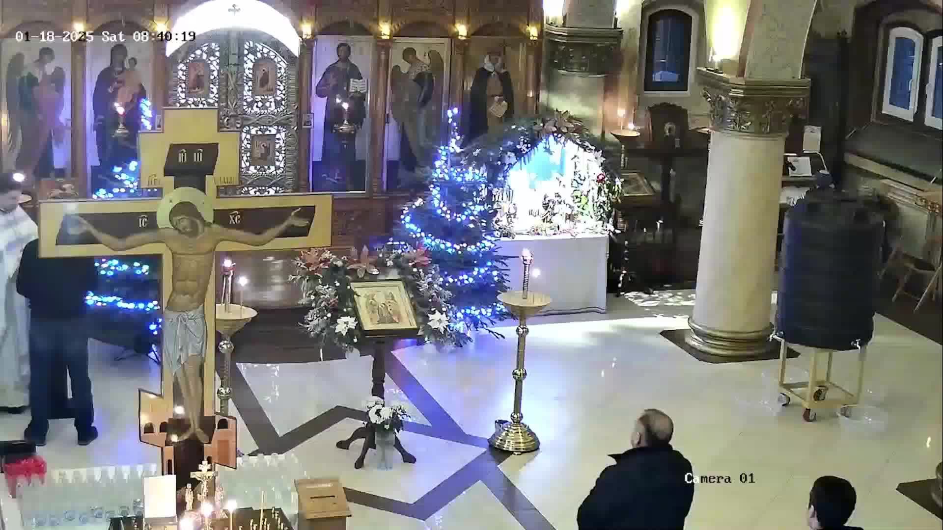 Божественная литургия, Вечерня. 18.01.2025 9-00. Великое освящение воды в 11-00.