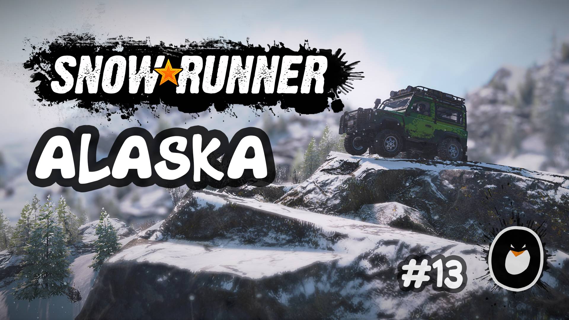 АЛЯСКА. Топчем снег, ломаем лёд | Snowrunner #13
