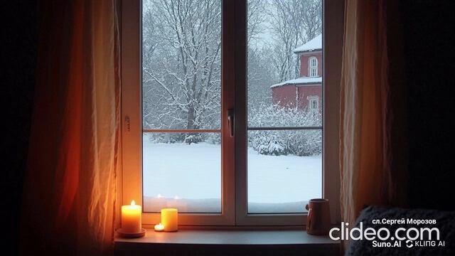 А  за окном засыпало снегами