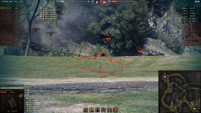 Мир танков. WOT. Бой на TL-1 LPC. Взял 10 фрагов и 7К урона