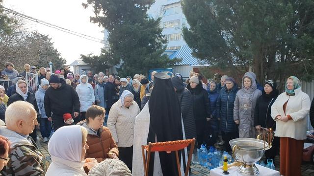 🕊 Крещение Господне Проповедь о.Никиты Партенит 19.01.25