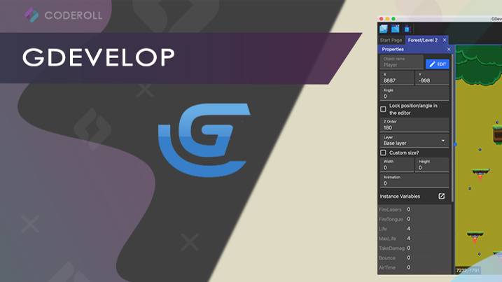 Механика создания игр - прохождение обучения в GDevelop5