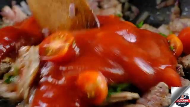 Пенне ригате со свиной вырезкой пошаговый рецепт