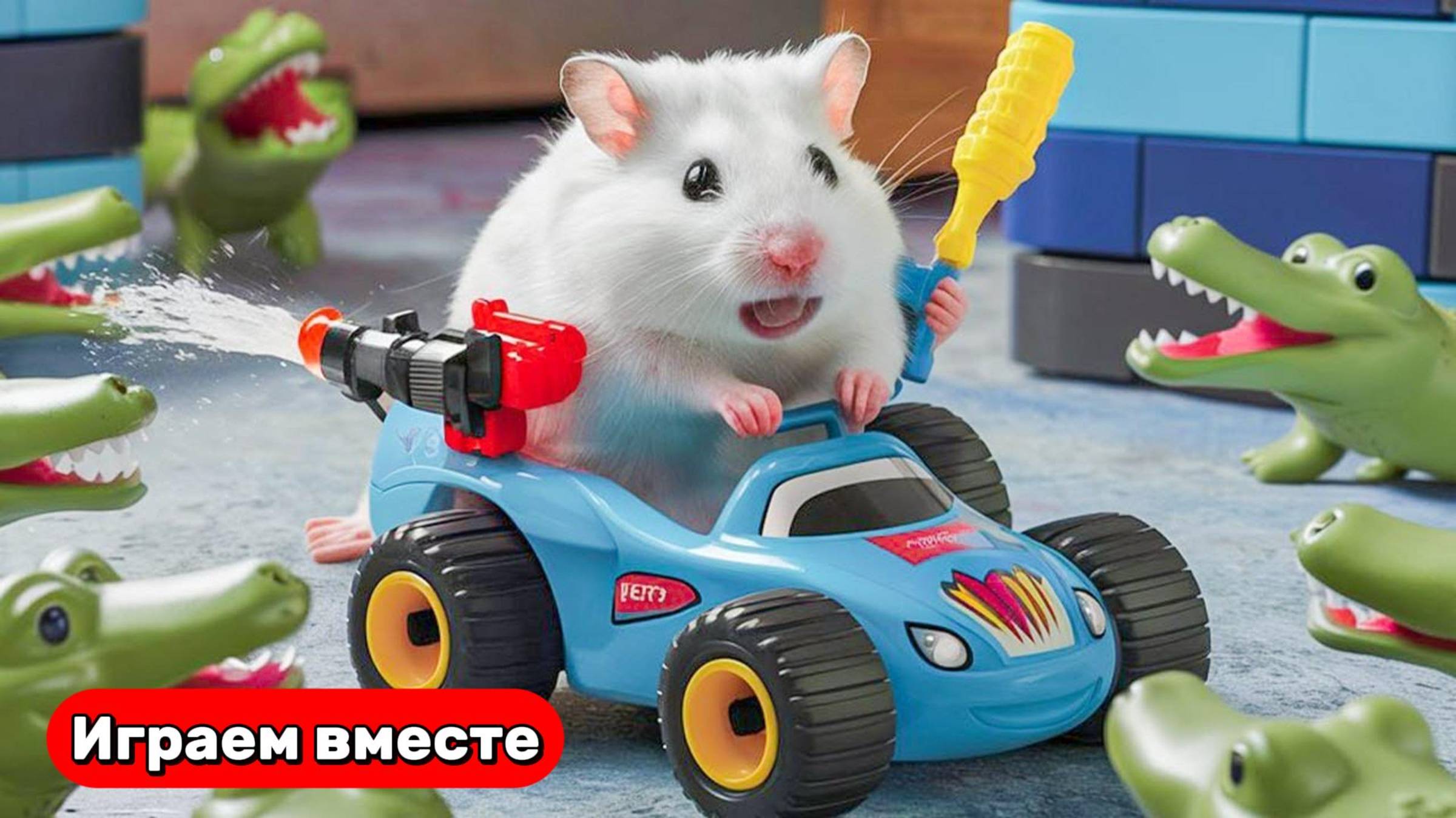 Хомяк сбегает из сложного лабиринта для умных животных 🐹 Трансляция для детей