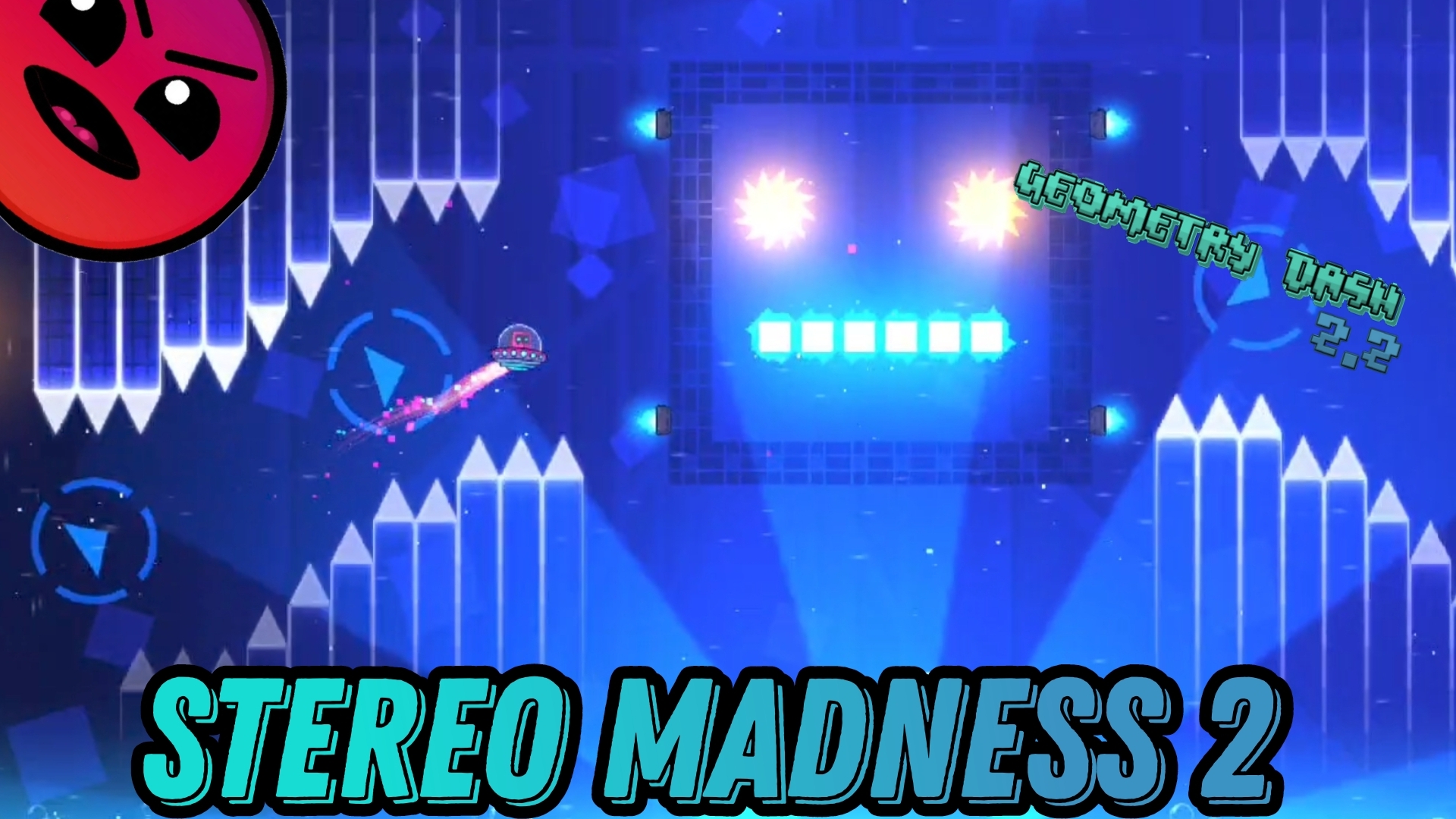 STEREO MADNESS в 2.2 ОБНОВЛЕНИИ-Stereo Madness 2 by MastertheCube5 100% ПРОЙДЕН