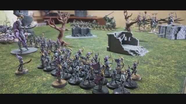 Моменты подготовки стола для игры в Warhammer