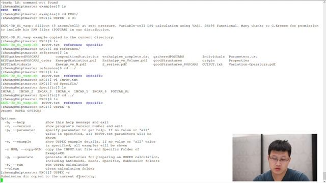 USPEX tutorial #4